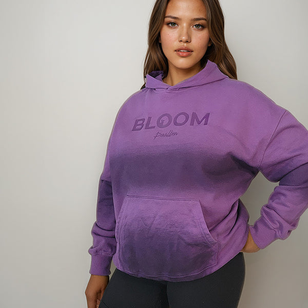 bloom morning glory fadeout hoodie