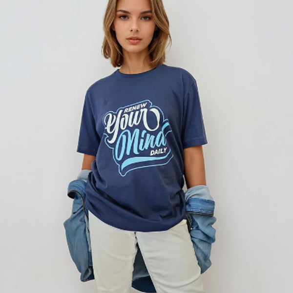 Renew your mind daily tee